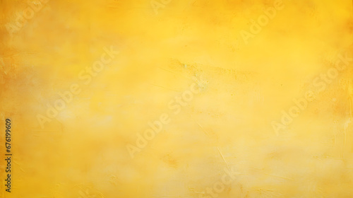 Yellow canvas painting background texture. generative AI.