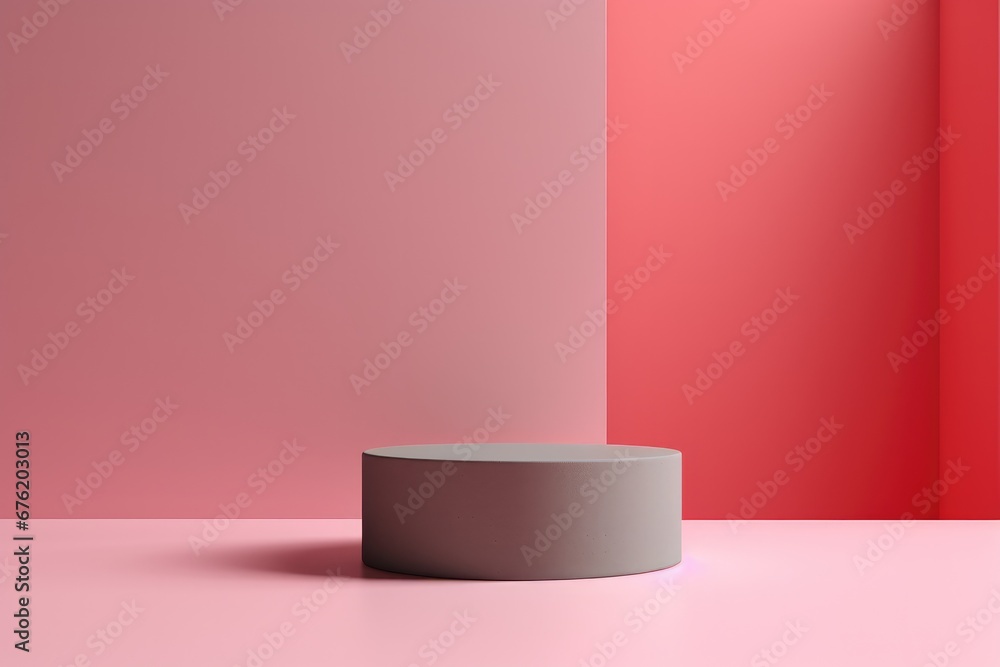 Abstract Minimal background with pastel colour. Generative AI Abstract Minimal background with pastel colour. Generative AI