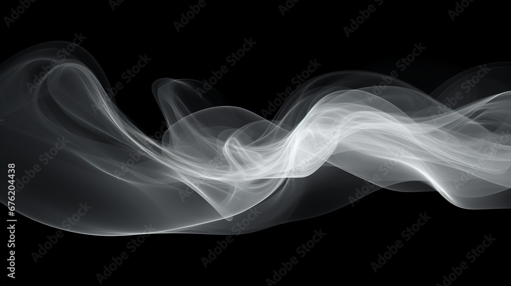 recursive whirling smoke, copy space, 16:9 recursive whirling smoke, copy space, 16:9