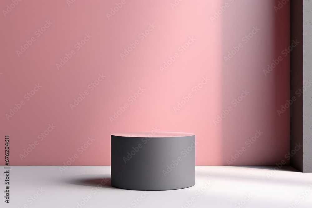 Abstract Minimal background with pastel colour. Generative AI Abstract Minimal background with pastel colour. Generative AI