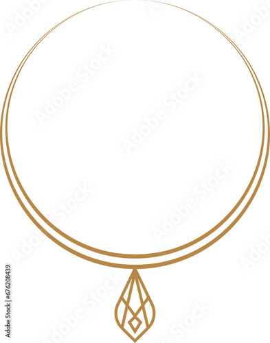 Luxurious Jewellery Logo with Pendant
