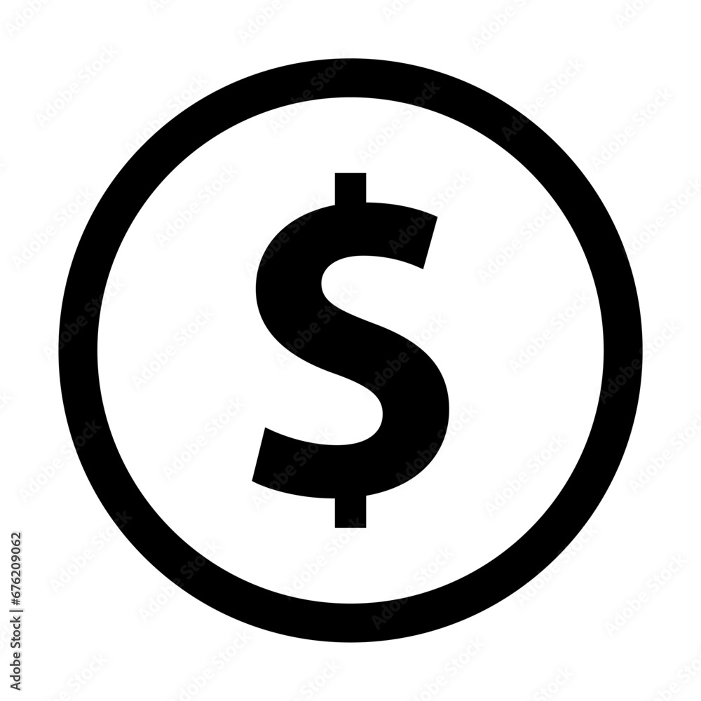 Money coin flat icon vector illustration Isolated on white background for graphic design, logo, web site, social media, mobile app, illustration Money coin flat icon vector illustration Isolated on white background for graphic design, logo, web site, social media, mobile app, illustration