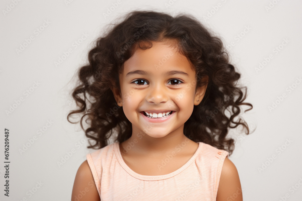 indian little girl with a smiling face indian little girl with a smiling face