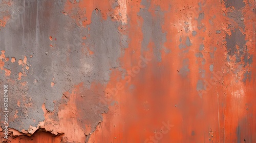 Rusty metal sheet, background. © Romaboy