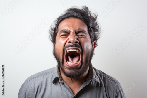 indian angry man screaming © PRASANNAPIX
