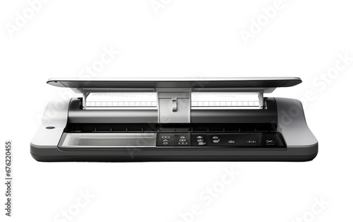 Compact Scanner On Isolated Background