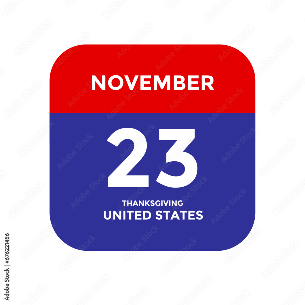 Holidays reminder november worldwide vector