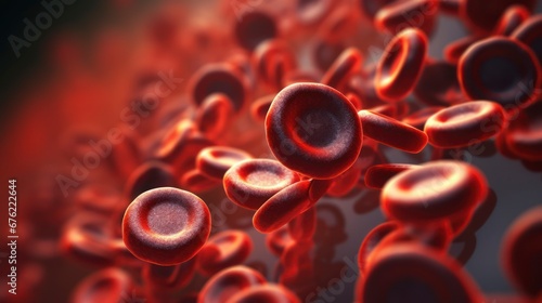 Life's Building Blocks, A Close-Up of Blood Cells photo