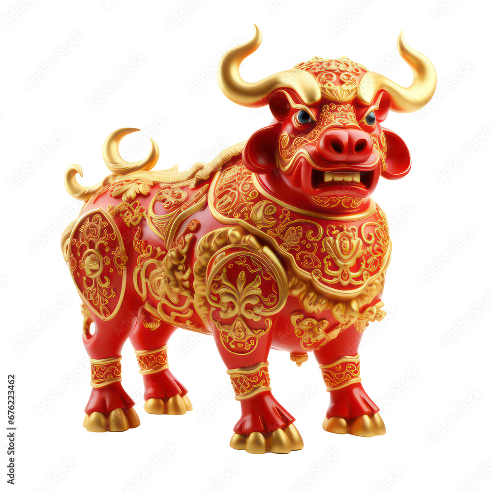 Bull of Chinese New Year. Bull of Chinese New Year.