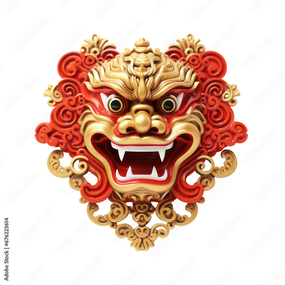 Lion of Chinese New Year.