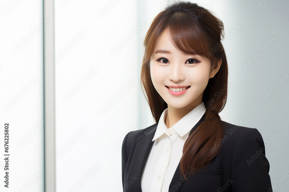 Beautiful corporate woman in uniform. Beautiful corporate woman in uniform.