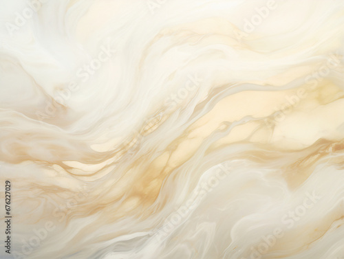 Abstract white liquid ocean and swirls of marble calm and peaceful background