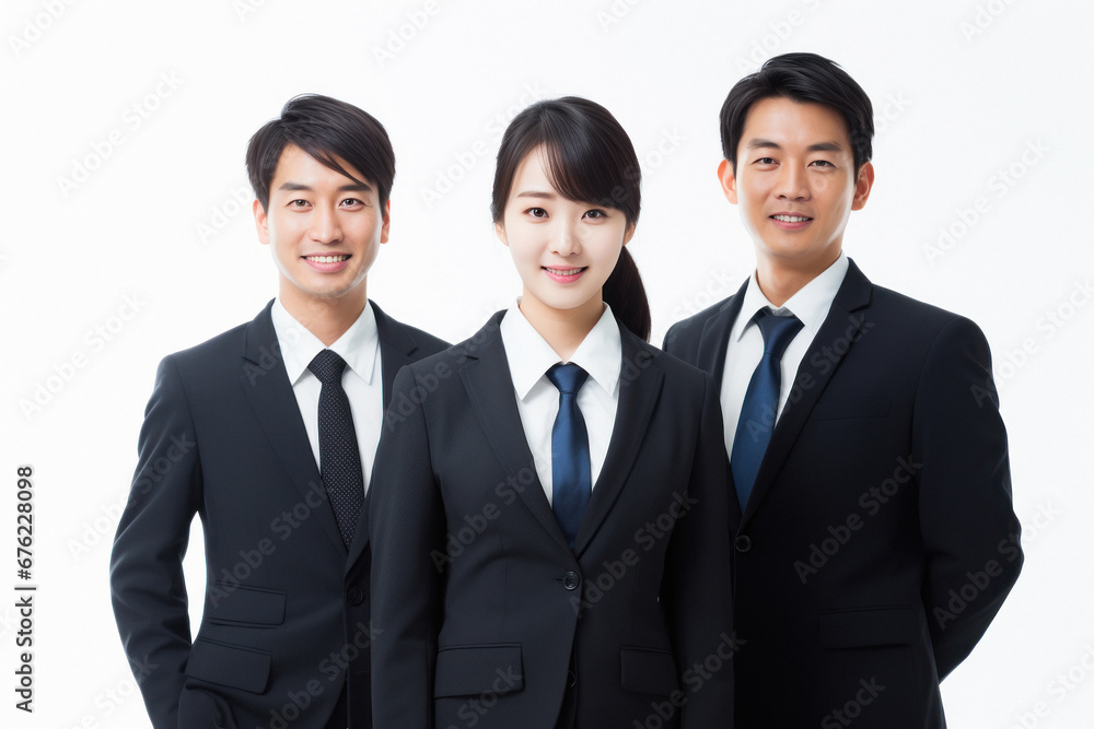 Group of successful japanese businesspeople Group of successful japanese businesspeople