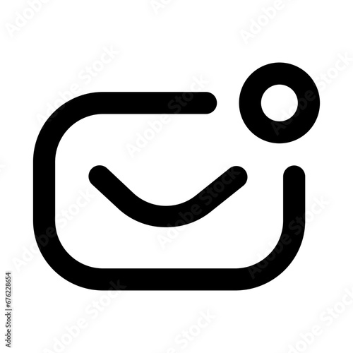 Online Mail Line Icon
