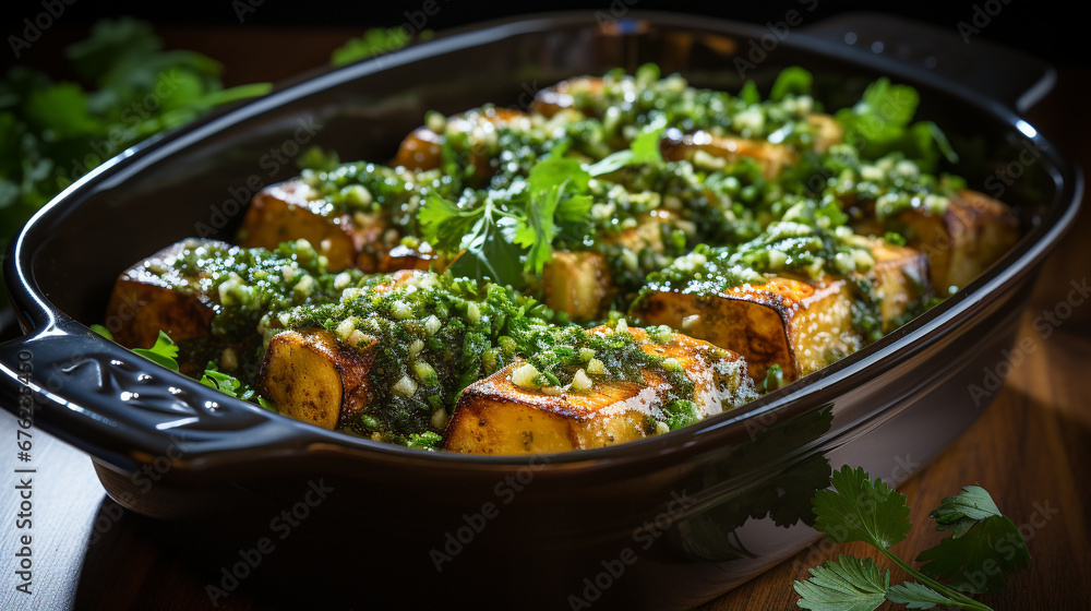 stew with vegetables HD 8K wallpaper Stock Photographic Image