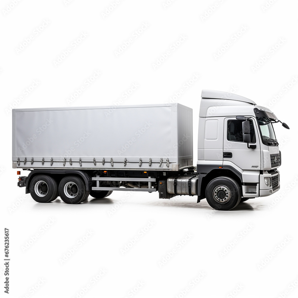 Cargo truck solid modern background 3d render Cargo truck solid modern background 3d render