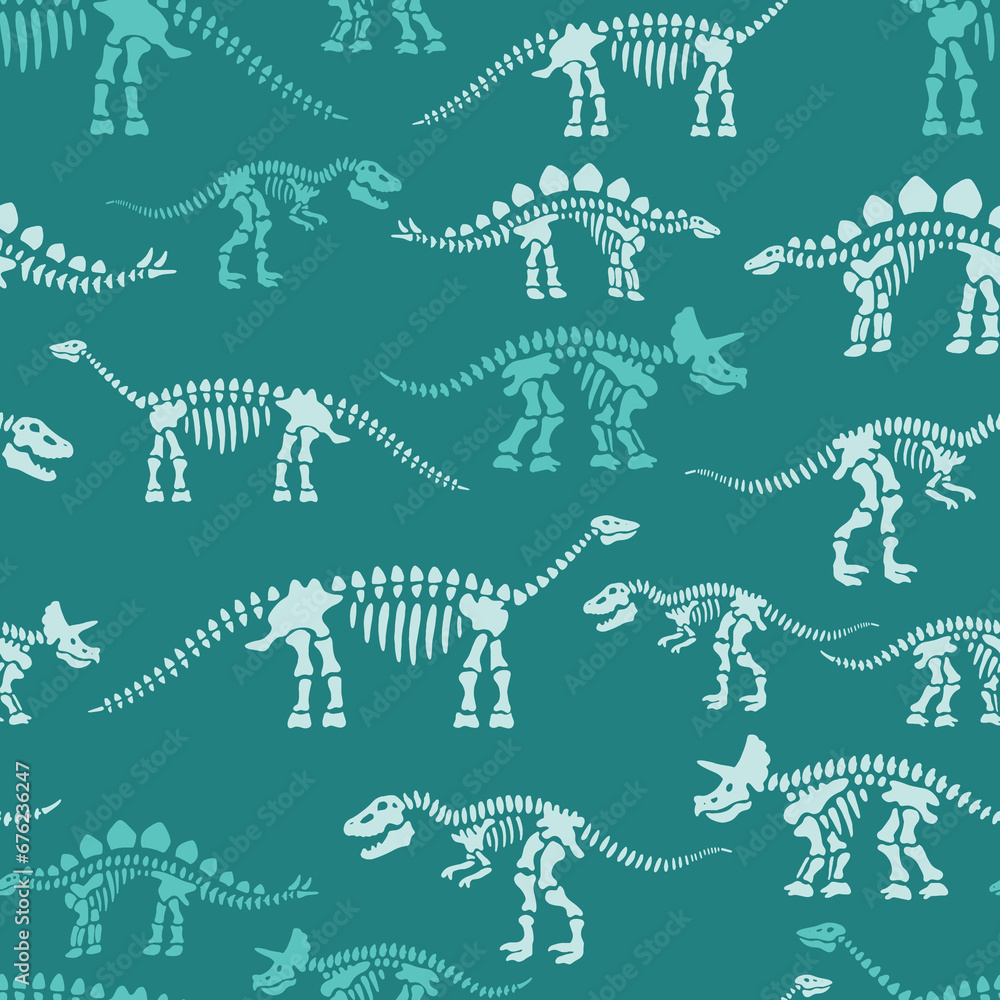 Dinosaurs seamless fossil bone pattern illustration wallpaper background backdrop hand drawn unique style Dinosaurs seamless fossil bone pattern illustration wallpaper background backdrop hand drawn unique style