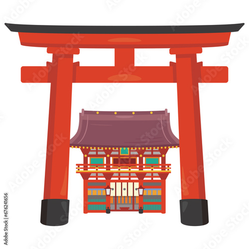 神社と鳥居