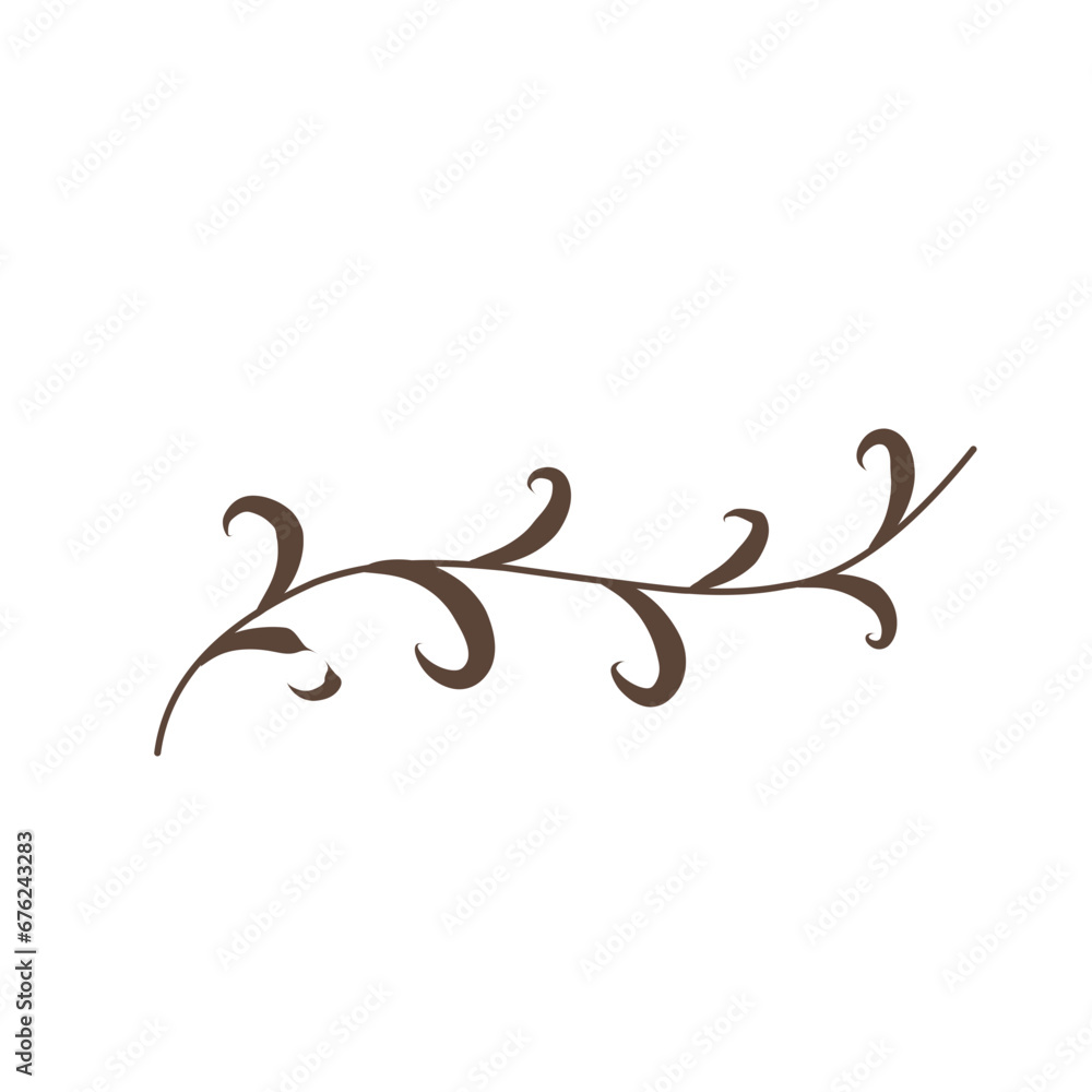 Leaves border vector Leaves border vector