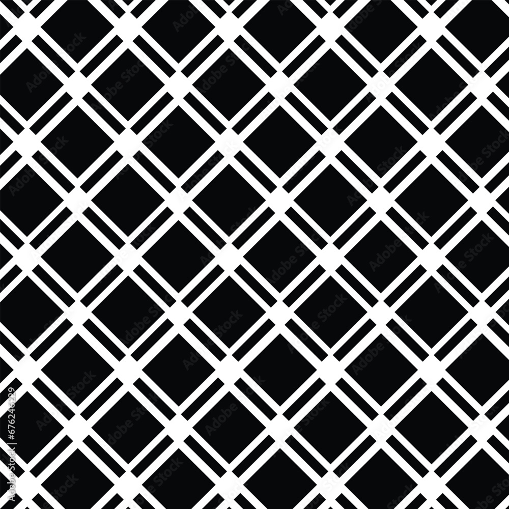 Black Geometric Pattern