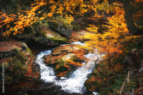 Herbstliche Stimmung im Ilsetal Harz