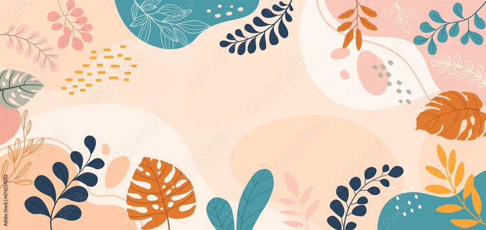 Design banner frame background .Colorful abstract background for design.