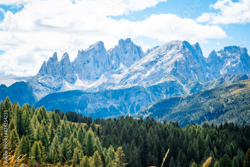 Mountains in the Dolomites, Italy photo