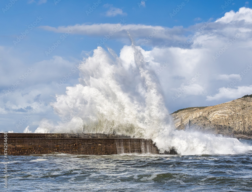Great wave at Plentzia