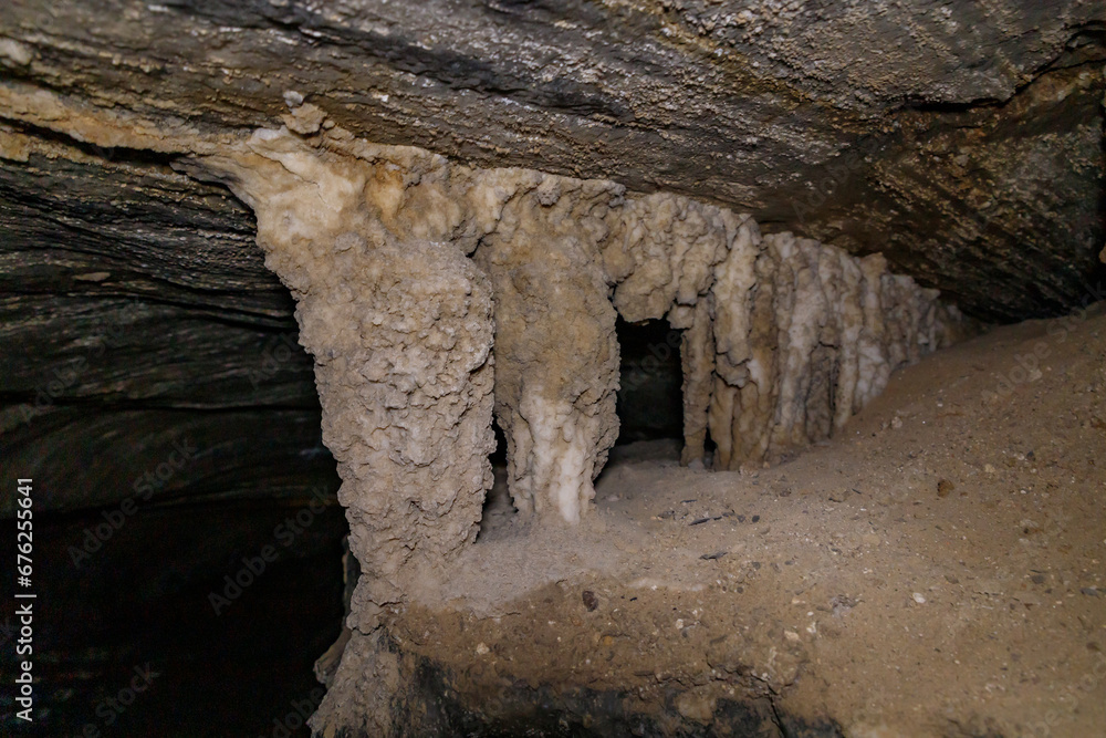 The salt  cave Kolonel in Mount Sodom in southern Israel