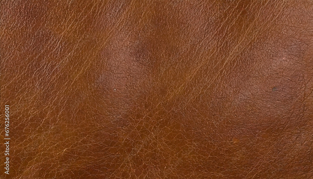 Fototapeta premium Dark Brown Fine Leather Textured Background