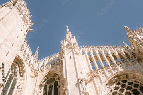 Dach des Doms in Mailand