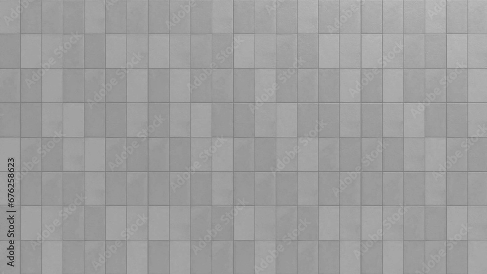 Fototapeta premium Stone pattern rectangle white for wall background or cover page