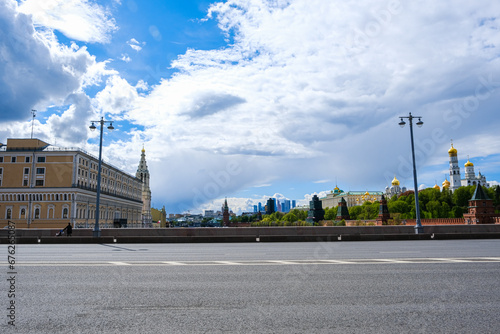 Architecture and landmarks of Moscow. Cityscape of Moscow photo