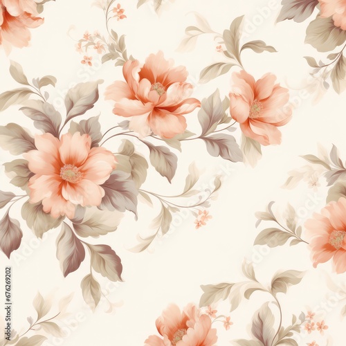 Simple flowers wallpaper texture