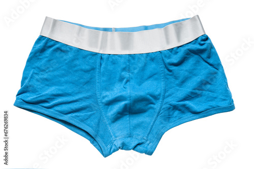 Blue briefs isolated