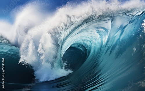 Blue Ocean Wave, Epic Surf