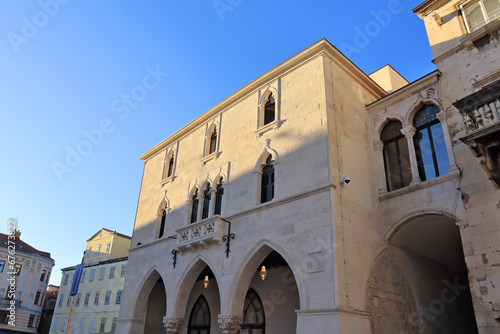 Old Town Hall at Narodnaya Square, Split, Crotia photo