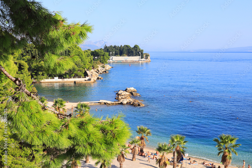 Trstenik Beach in Split, Croatia