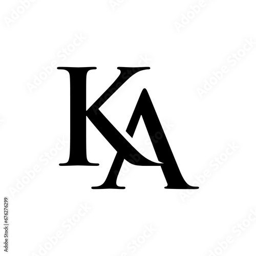 ka logo design  photo