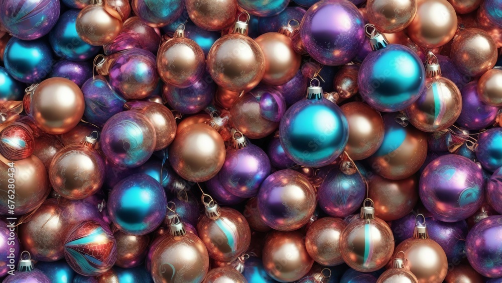 Festive background with christmas balls. .AI Festive background with christmas balls. .AI
