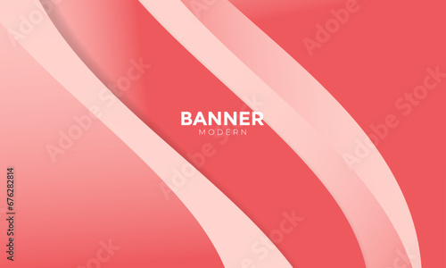 Abstract orange background, Green Banner, Green Texture