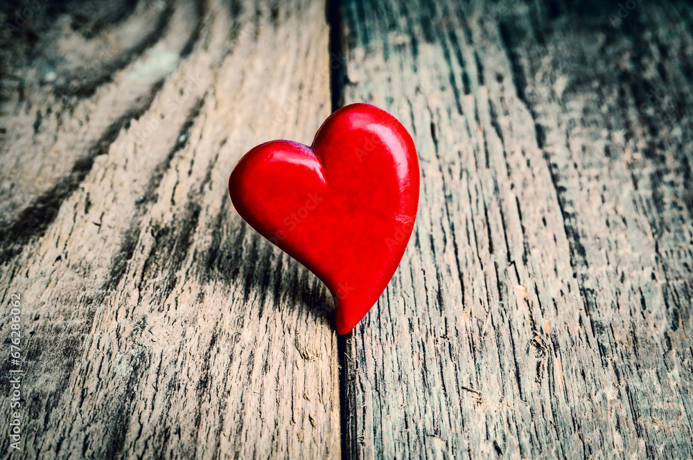 Heart on grunge wooden background. Valentines day card Heart on grunge wooden background. Valentines day card