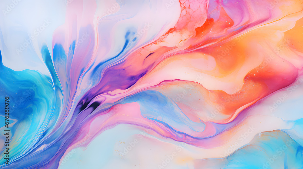 colorful colors painting texture marble texture. Generative Ai.
