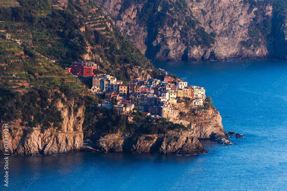 Das malerische Dorf Manarola, Italien, Ligurien, Cinque Terre