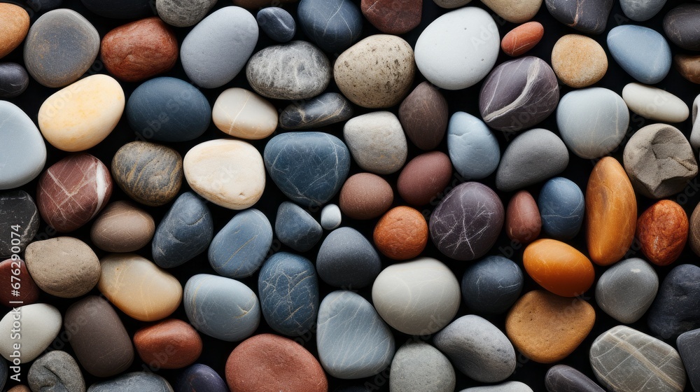 flat river stone texture, Rock wall, Colorful stone background flat river stone texture, Rock wall, Colorful stone background