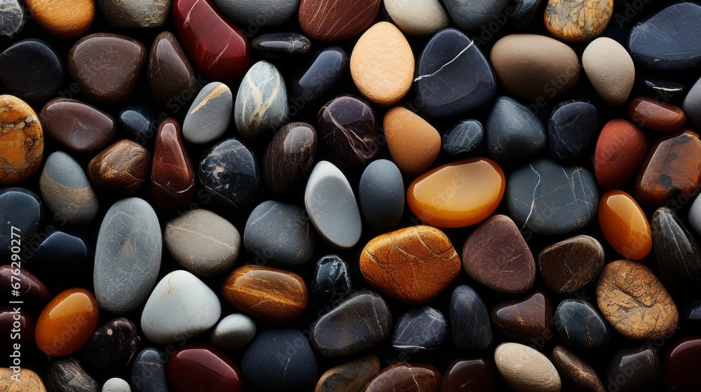 flat river stone texture, Rock wall, Colorful stone background flat river stone texture, Rock wall, Colorful stone background