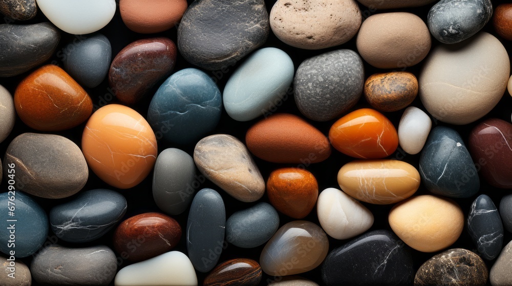 flat river stone texture, Rock wall, Colorful stone background flat river stone texture, Rock wall, Colorful stone background