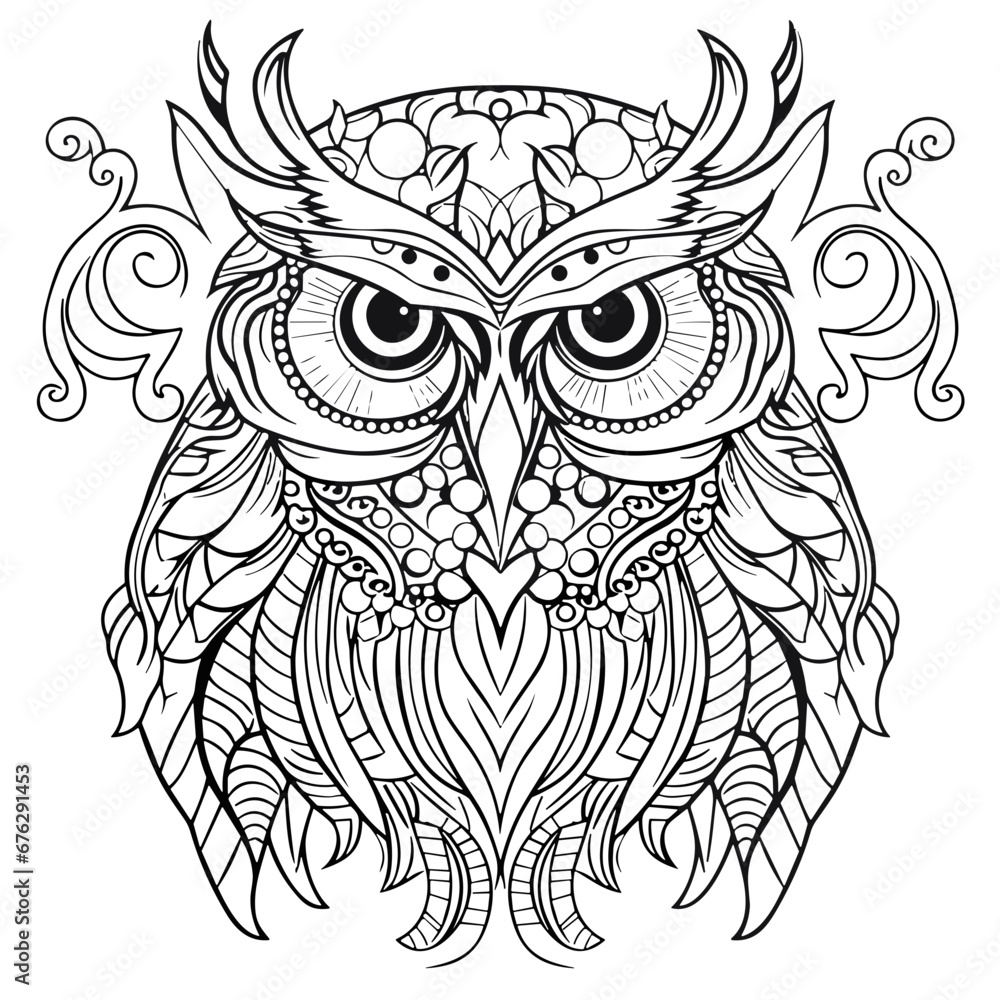 Owl png, owl illustration, owl svg, owl line art, line art png, line art svg, line art, tattoo, vector, butterfly, design, pattern, illustration, art, tribal, wing, bird, floral, ornament, decoration,