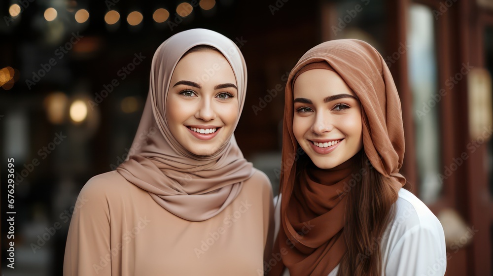 two women in a dress with a smiling face two women in a dress with a smiling face