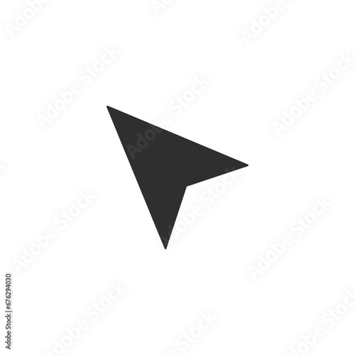 Free Download cursor icon on white background  - GFXLoad